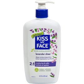 Kiss My Face Ultra Moisturizer Lavender Shea Butter - 16 fl oz,KISS MY FACE,OxKom