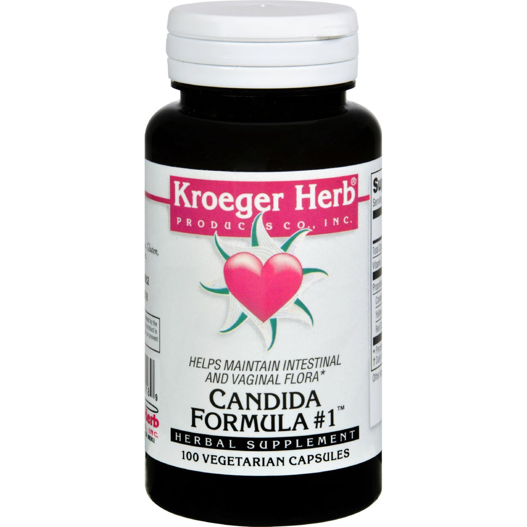 Kroeger Herb Candida Formula # 1 - 100 Capsules,KROEGER HERB,OxKom