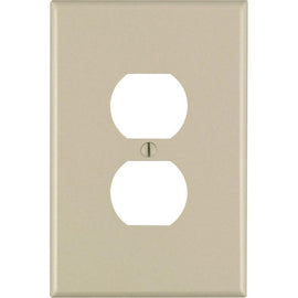 LEVITON MANUFACTURING COMPANY IVORY JUMBO WALL PLATES 1,LEVITON,OxKom