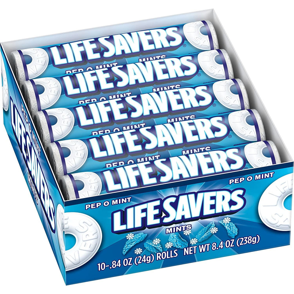 Lifesavers Roll (14 Piece) Mints Pepomint .84oz,Wrigley,OxKom