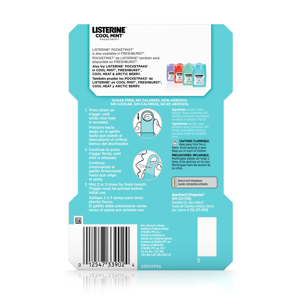 LISTERINE PKT MST COOL MNT 2,LISTERINE,OxKom