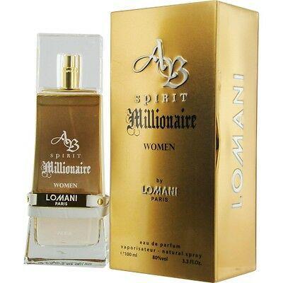 Lomani Ab Spirit Millionaire Set 3.4 Oz Edt Spray Oz.+ Deodorant 6.6 In Gift Box,LOMANI,OxKom