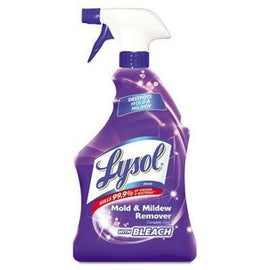 Mold & Mildew Remover with Bleach, RTU, 32oz Spray Bottle,LYSOL,OxKom