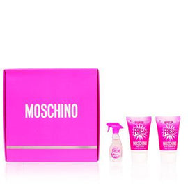 Moschino Pink Fresh Couture Mini Set 3 Pc (W) In Gift Box Sample Not For Sale,MOSCHINO,OxKom