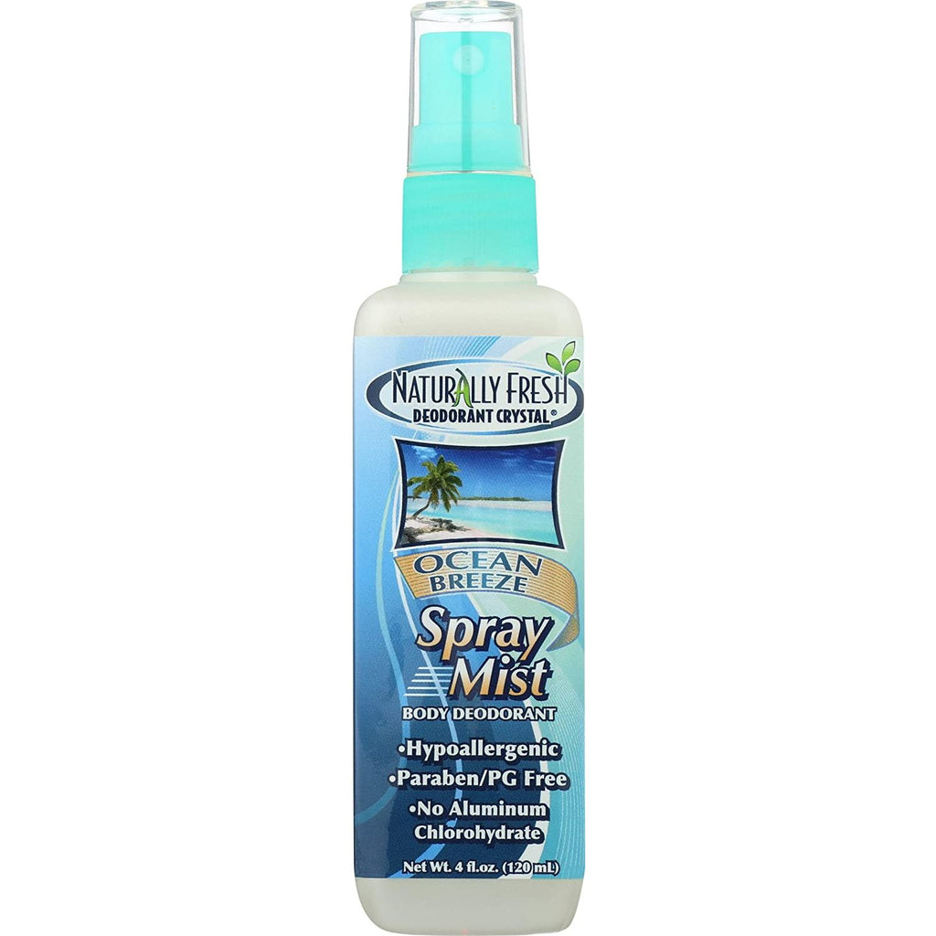 Naturally Fresh Body Deodorant Spray Mist Ocean Breeze - 4 fl oz,NATURALLY FRESH,OxKom