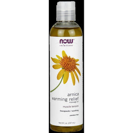 NOW Foods Arnica Warming Relief Massage Oil - 8 oz.,NOW Foods,OxKom