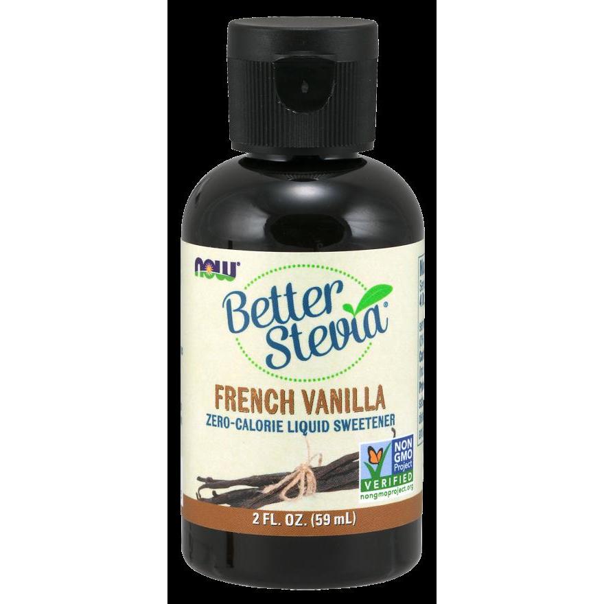 NOW Foods BetterStevia® Liquid, French Vanilla - 2 fl. oz. -,NOW Foods,OxKom