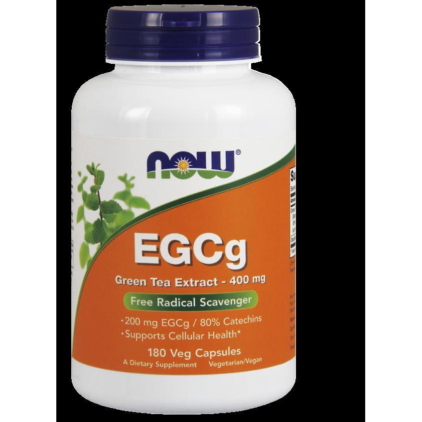 NOW Foods EGCg Green Tea Extract 400 mg - 180 Veg Capsules,NOW Foods,OxKom