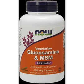 NOW Foods Glucosamine & MSM - 120 Veg Capsules,NOW Foods,OxKom