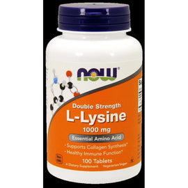 NOW Foods L-Lysine 1,000 mg Double Strength - 100 Tablets,NOW Foods,OxKom