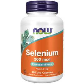NOW Foods Selenium 200 mcg - 180 Veg Capsules,NOW Foods,OxKom