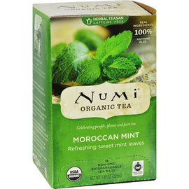 Numi Organic Tea Moroccan Mint - 18 Tea Bags,NUMI TEA,OxKom