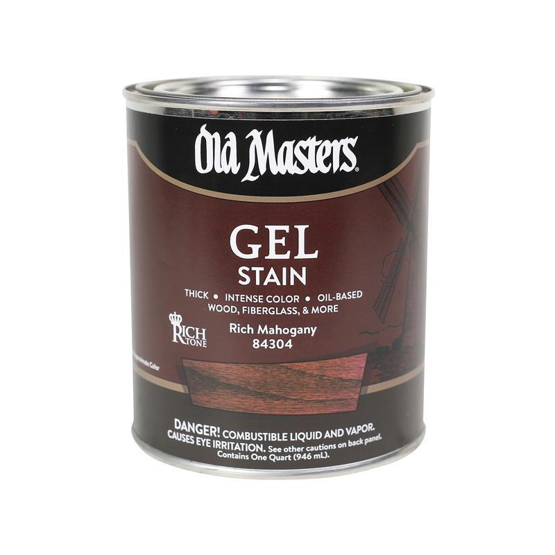 OLD MASTERS QT DEEP RED GEL STAIN - R,Vogel Paint & Wax Inc,OxKom