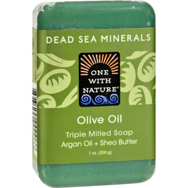 One With Nature Dead Sea Mineral Olive Oil Soap - 7 Oz,ONE WITH NATURE,OxKom
