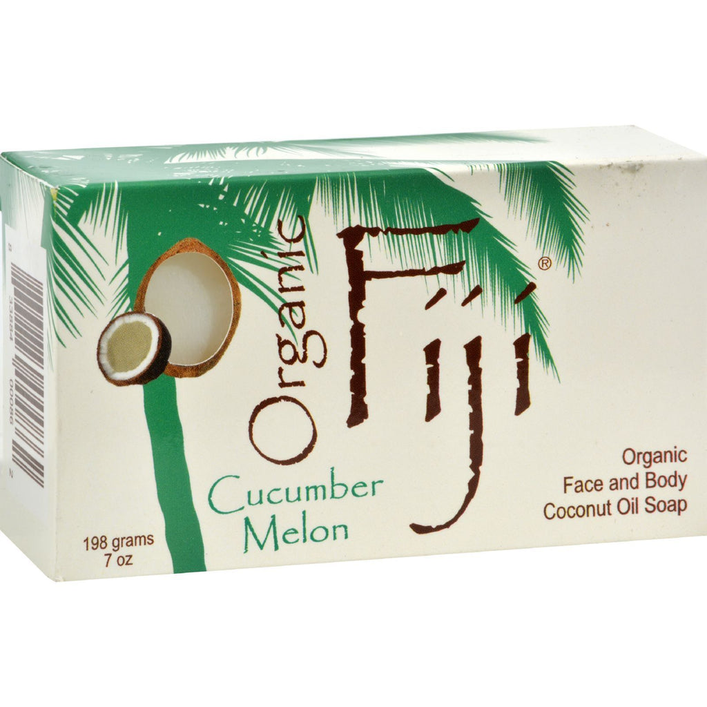 Organic Fiji Coconut Oil Soap Organic Cucumber - 7 Oz,ORGANIC FIJI,OxKom