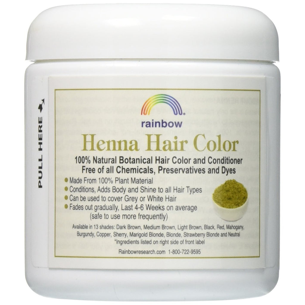 Rainbow Research Henna Hair Color & Conditioner Persian L/Brown 4Oz,RAINBOW RESEARCH,OxKom