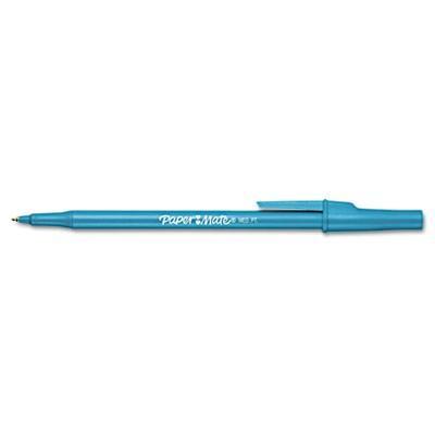 SANFORD, Ballpoint Stick Pen, Blue Ink, Medium, Dozen,SANFORD,OxKom