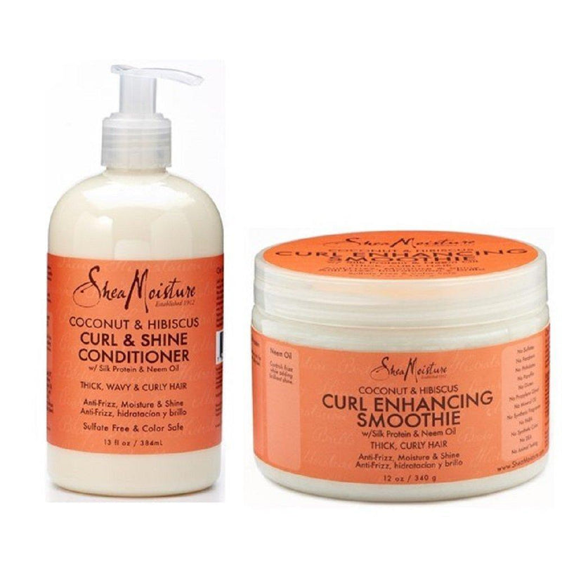 Shea Moisture 13 oz Curl & Shine Conditioner & 12 oz Curl