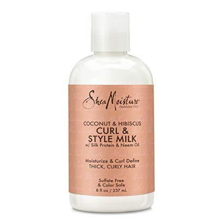 Shea Moisture Coconut & Hibiscus  Curl & Style Milk & Curl Enhancing Smoothie,SheaMoisture,OxKom