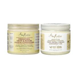Shea Moisture complete softening set Leave In Conditioner and Cocounot Oil,SheaMoisture,OxKom