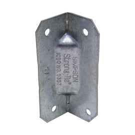Simpson Strong-Tie 2.75 in. Hx1 in. W x 2.8 in. L Galvanized Steel Gusset Angle,SIMPSON STRONG-TIE,OxKom