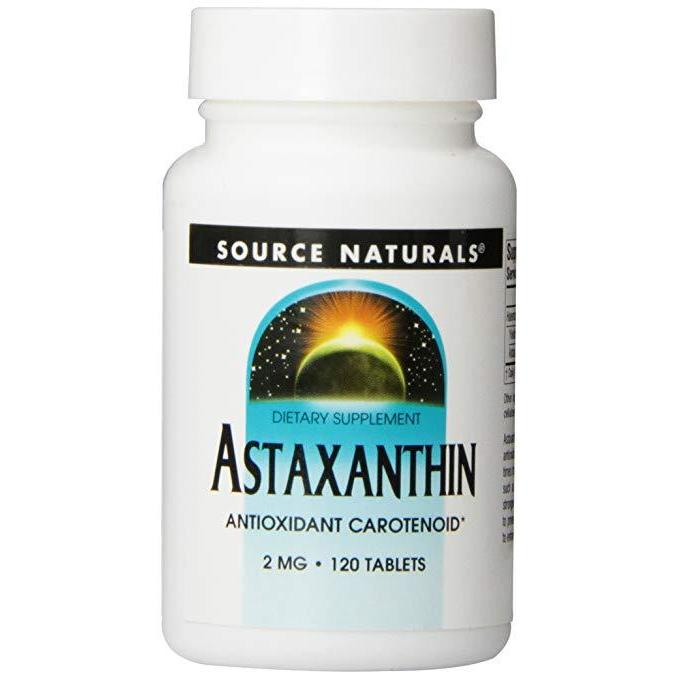 Source Naturals Astaxanthin 2mg, Antioxidant Carotenoid, 120 Tablets,Source Naturals,OxKom