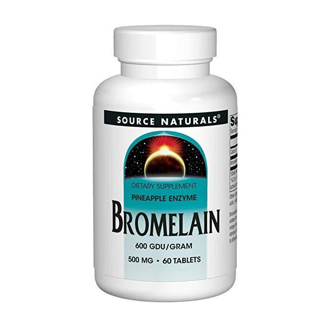 Source Naturals Bromelain 500 mg 60 Tablet,Source Naturals,OxKom