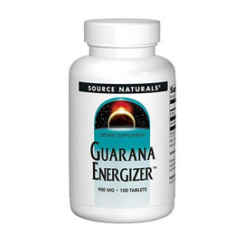Source Naturals Guarana Energizer 900mg, 100 tabs,Source Naturals,OxKom