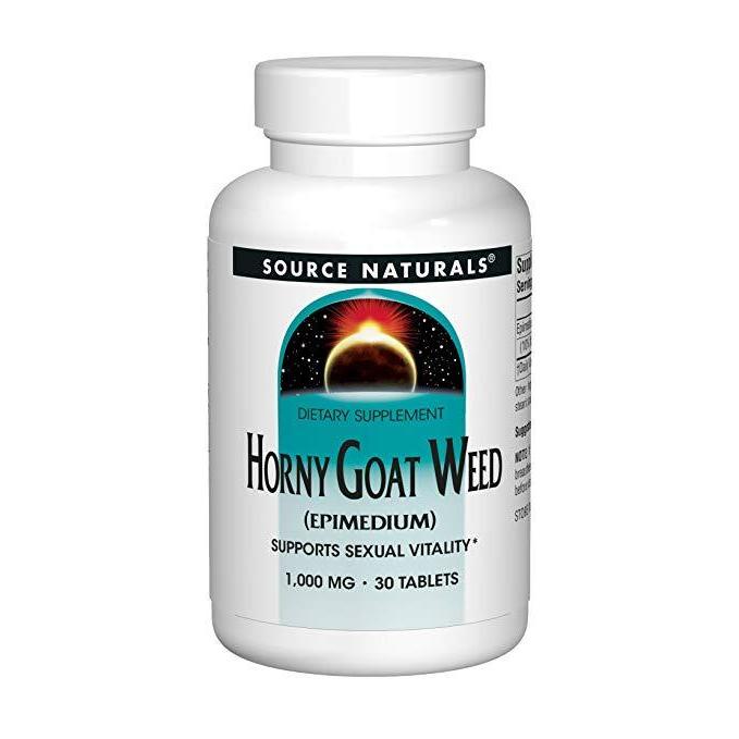 Source Naturals Horny Goat Weed 1000 mg 30 Tablet,Source Naturals,OxKom