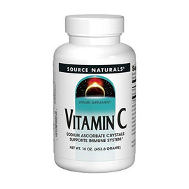 Source Naturals Sodium Ascorbate Buffered C Crystals, 16 oz,Source Naturals,OxKom