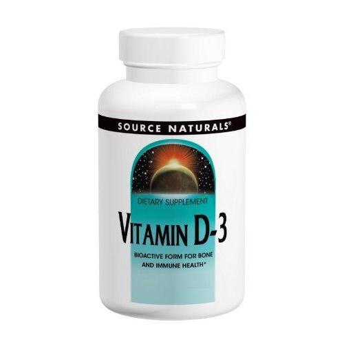 Source Naturals Vitamin D-3 1000 IU 100 Softgel,Source Naturals,OxKom