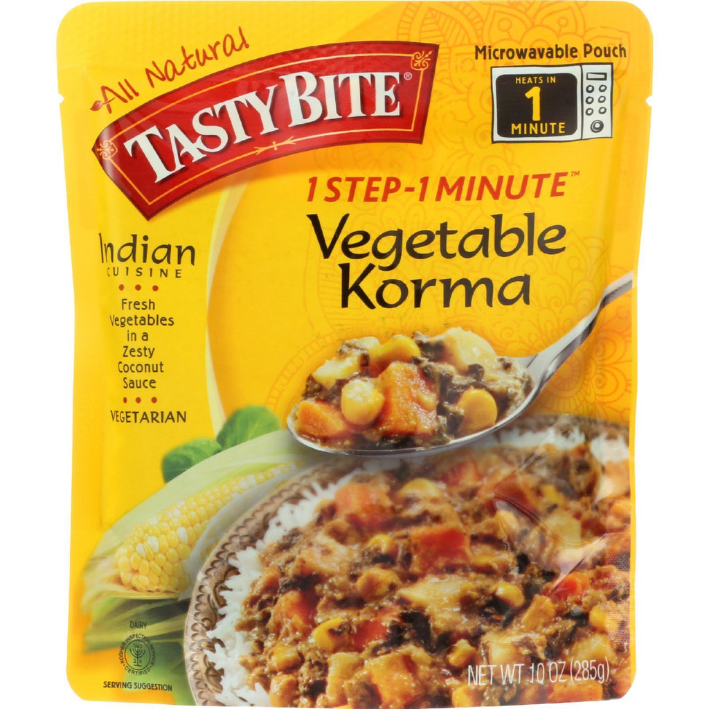Tasty Bite Entree - Indian Cuisine - Vegetable Korma - 10 Oz,TASTY BITE,OxKom
