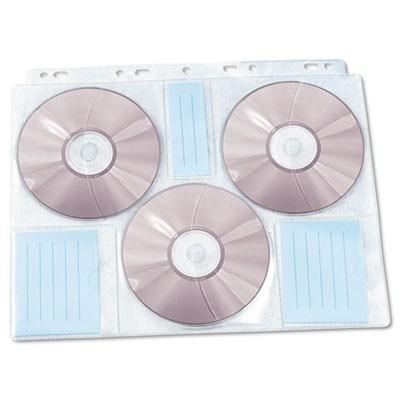Two-Sided CD/DVD Pages for Three-Ring Binder,,INNOVERA,OxKom
